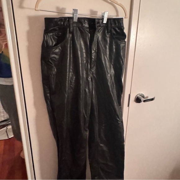 ABERCROMBIE curve love skinny high rise vegan leather pants - Picture 4 of 7